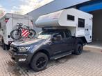 Te koop Tischer pickup camper/combinatie, Caravans en Kamperen, Buscamper of Camperbus, Tot en met 2, Bedrijf, Ford