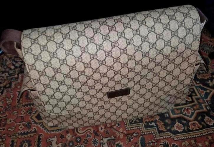Gucci Luiertas ( Gg Supreme Large Changing Bag ), Sieraden, Tassen en Uiterlijk, Tassen | Schoudertassen, Zo goed als nieuw, Overige merken