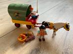 Playmobil paard en wagen, Complete set, Ophalen of Verzenden, Zo goed als nieuw