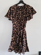 Tijgerprint jurkje maat XS, Ophalen of Verzenden, Zo goed als nieuw, Maat 34 (XS) of kleiner, Boven de knie