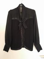 Léo Guy Zwarte Blouse - Maat 3, Kleding | Dames, Maat 38/40 (M), Zwart, Zo goed als nieuw, Léo Guy