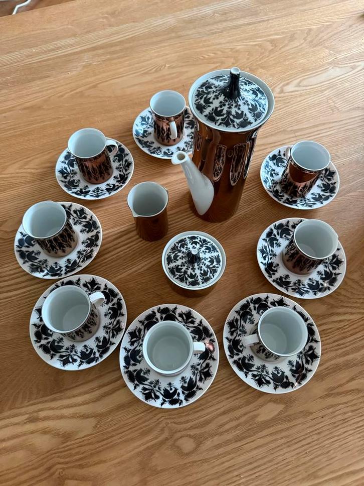 Rosenthal Studio Linie Berlin Koffieservies Baumann, Huis en Inrichting, Keuken | Servies, Zo goed als nieuw, Kop(pen) en/of Schotel(s)