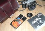 Canon AT-1 met CANON FD 50mm 1.8  & Sacar Camera tas. Vaste, Ophalen of Verzenden, Niet werkend, Spiegelreflex, Canon