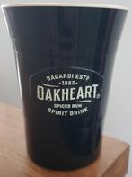 ** zwarte Bacardi Oakheart Kunststof Beker - IZGST - uniek, Verzamelen, Merken en Reclamevoorwerpen, Ophalen of Verzenden, Zo goed als nieuw