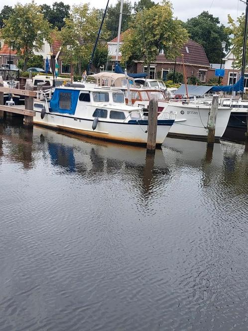 Stalen Motorkruiser - 8 meter, Watersport en Boten, Motorboten en Motorjachten, Gebruikt, Staal, 6 tot 9 meter, Diesel, Binnenboordmotor