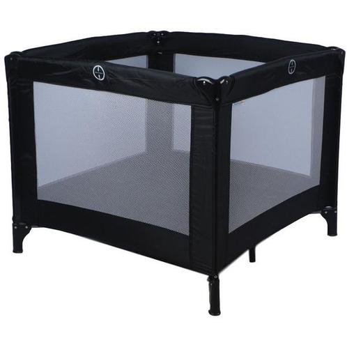 Inklapbare Box - Incl. Matras - Zwart - Goede staat, Kinderen en Baby's, Babywiegjes en Ledikanten, Ophalen of Verzenden