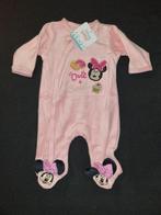 Minnie Mouse boxpakje cute en sweet velours roze maat 68, Kinderen en Baby's, Babykleding | Maat 68, Ophalen of Verzenden