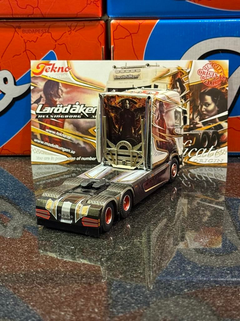 Tekno - Scania next gen longline Larödakeri, Ophalen of Verzenden, Zo goed als nieuw, Bus of Vrachtwagen, Tekno