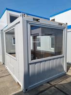 Kantoorunit Portiers loge 3x2,5 meter met 4 ramen Dubbelglas, Ophalen
