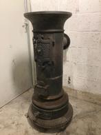 Hoedkachel gietijzer, sfeervol met fraaie details., Ophalen, Gebruikt, Houtkachel, Vrijstaand