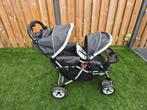 Duowagen / Tweelingwagen Kinderwagen, Gebruikt, Duowagen, Ophalen of Verzenden, Kinderwagen
