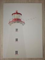 Ikea Pätteryd Canvas - Witte Vuurtoren 50x70cm nieuwstaat, Ophalen, 50 tot 75 cm, Zo goed als nieuw, Foto of Poster