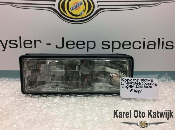 Koplamp rechts Chevrolet Caprice nieuw 1988, Auto-onderdelen, Verlichting, Gebruikt, Ophalen of Verzenden