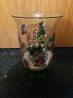 Prachtige grote  vaas met kerst afbeeldingen, Huis en Inrichting, Ophalen of Verzenden, Zo goed als nieuw