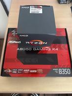 Upgrade set Ryzen 5 2600 + Asrock AB350 Gaming K4, AM4, 6-core, 3 tot 4 Ghz, Zo goed als nieuw