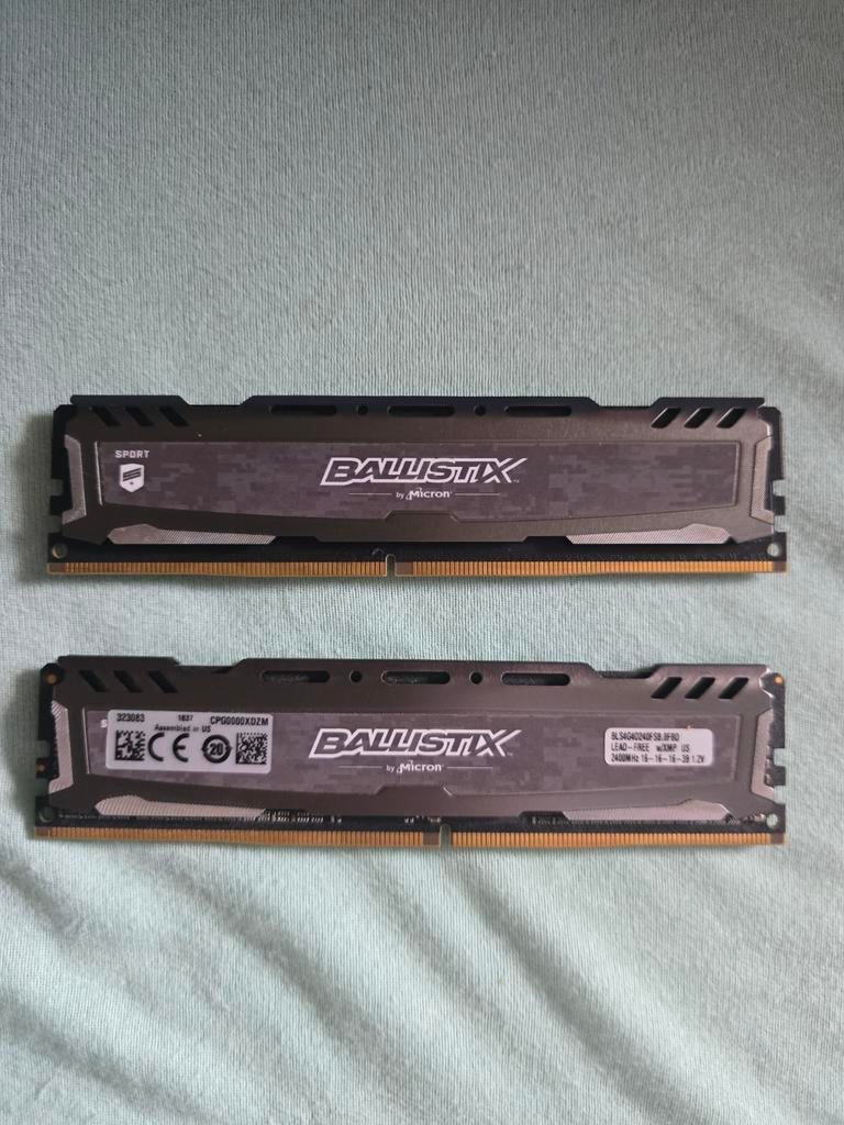 Ballistix 8GB DDR4 Geheugen, Computers en Software, RAM geheugen, Gebruikt, Verzenden, DDR4, Desktop