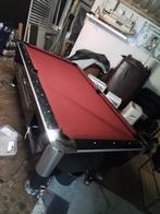 Pooltafel met rood laken, Sport en Fitness, Biljarten en Poolen, Ophalen of Verzenden, Zo goed als nieuw, Pooltafel