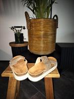 Plateau slippers met luipaard / panterprint Nieuw maat 40, Overige kleuren, Nieuw, CoCoBella, Ophalen
