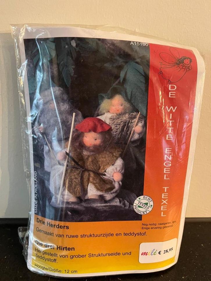 Zelfmaakpakket drie herders atelier de Witte Engel, Hobby en Vrije tijd, Knutselen, Nieuw, Materiaal, Verzenden