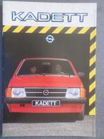 Opel Kadett & SR & GTE 1984 Brochure, Verzenden, Opel