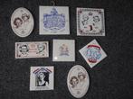 8x tegel koninklijk huis royalty Juliana Beatrix etc, Ophalen of Verzenden