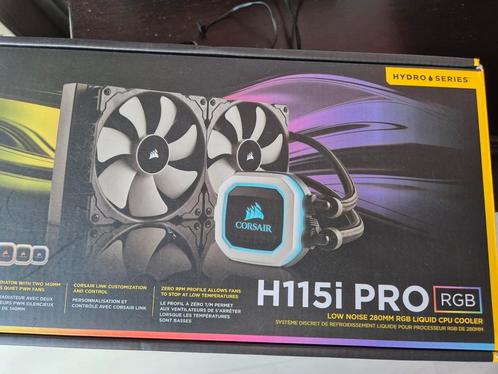 Corsair H115i PRO CPU Waterkoeler, Computers en Software, Computerkoelers, Gebruikt, Waterkoeling, Ophalen of Verzenden