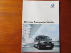 Volkswagen Transporter Shuttle der neue (dec. 2003), Ophalen of Verzenden, Nieuw, Volkswagen