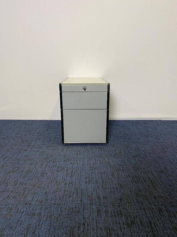 18 x Ladeblok Gispen, aluminium, pennenlade, lade, hangmap, Huis en Inrichting, Kasten | Ladekasten, Gebruikt, Minder dan 100 cm