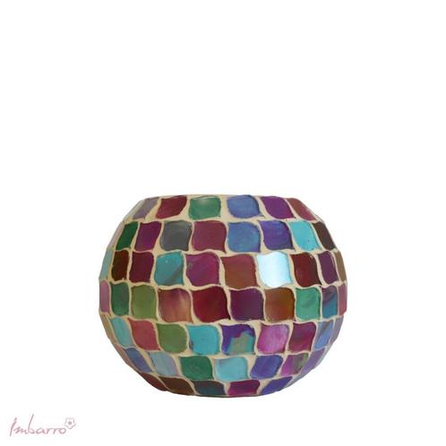 Windlicht kandelaar Sita round Imbarro leuk als cadeau, Huis en Inrichting, Woonaccessoires | Kandelaars en Kaarsen, Nieuw, Kandelaar