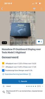 Tesla Dashboard Display met CarPlay & Android Auto, Ophalen of Verzenden, Gebruikt