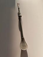 Vintage Alpaca Eberle theezeef met rietje, Antiek en Kunst, Antiek | Bestek, Ophalen of Verzenden