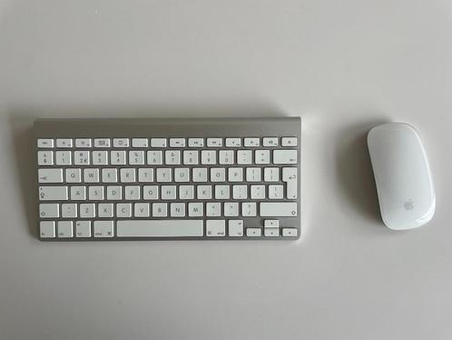 Apple Wireless Keyboard + Magic Mouse (beide defect), Computers en Software, Toetsenborden, Gebruikt, Qwerty, Draadloos, Toetsenbord en muis-set