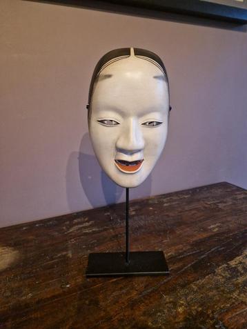 Oud Japans Noh Masker  beschikbaar voor biedingen