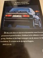 Nederlands Mercedes 190E 2,5 16v folder izgst oa Rookzilver, Boeken, Ophalen of Verzenden, Zo goed als nieuw, Mercedes