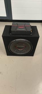 Pioneer Subwoofer 12 inch + Versterker - ZGAN, Auto diversen, Ophalen of Verzenden, Zo goed als nieuw