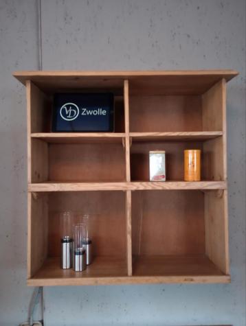 Hangkastje wandkast boekenkast antiek gerestaureerd #WINKEL# beschikbaar voor biedingen