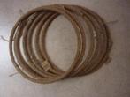 6x stevige touw ring rond 40cm om bijv krans te maken hanger, Ophalen of Verzenden, Nieuw