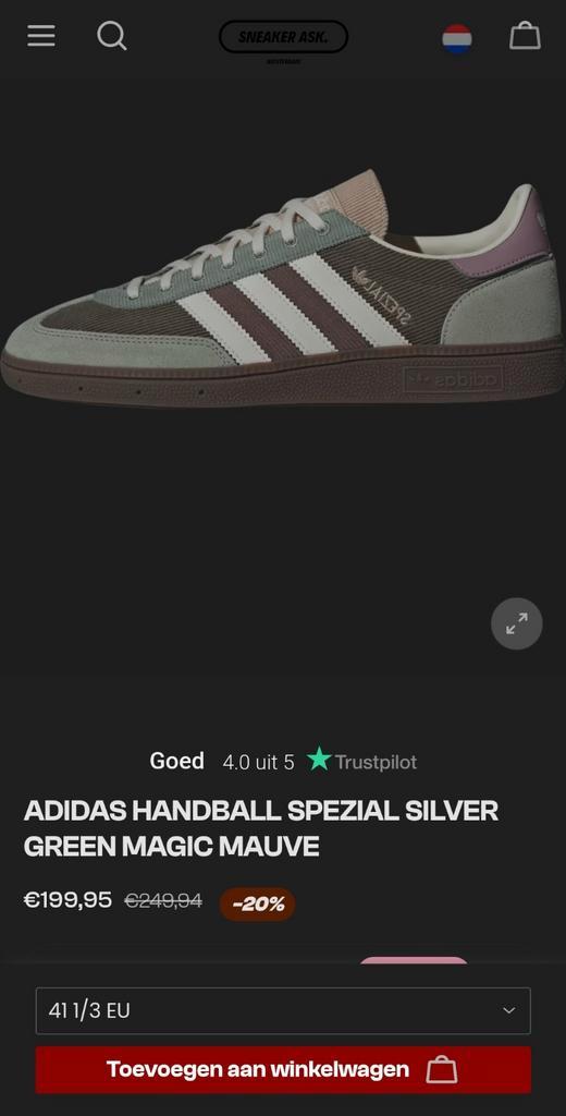 Adidas Handball Spezial IH4891 - Maat 44.5 ongebruikt, Kleding | Heren, Schoenen, Nieuw, Sneakers of Gympen, Overige kleuren, Ophalen of Verzenden