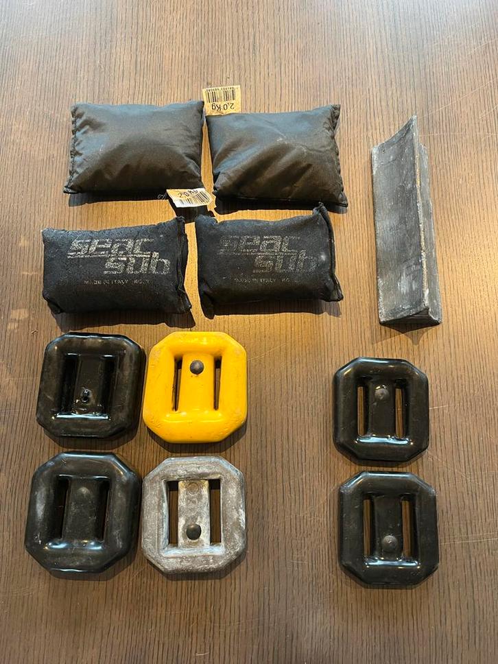 Duiklood - verschillende opties, Watersport en Boten, Duiken, Lood of Loodgordel, Ophalen