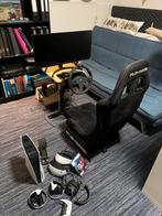 Hoogwaardige complete Race Sim incl PS5, VR2, Fanatec, GT7, Spelcomputers en Games, PlayStation 5, Playseat of Racestoel, Zo goed als nieuw