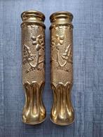 Set WO1 trenchart hulzen, 75mm veldkanon Frans, Verzamelen, Militaria | Algemeen, Ophalen of Verzenden, Landmacht, Amerika, Hulzen of Bodemvondsten