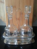 Brocante olie- en azijnstelletje, Ophalen of Verzenden