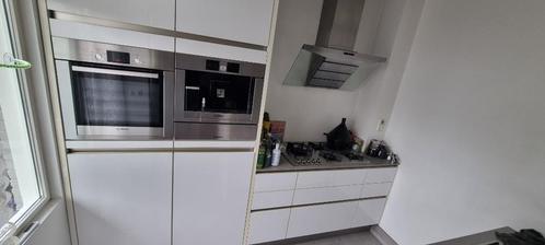 keuken, Huis en Inrichting, Keuken | Complete keukens, Gebruikt, Overige typen, Wit, Composiet, Greeploos, Hoogglans of Gelakt