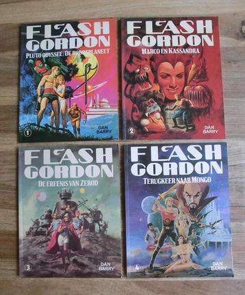 4 stripboeken uit de reeks van Flash Gordon  beschikbaar voor biedingen