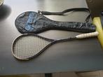 Squashracket met tas, Ophalen of Verzenden, Gebruikt, Met hoes