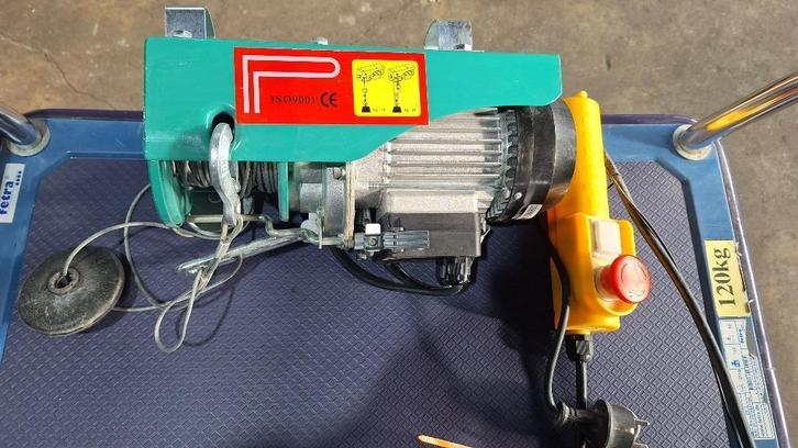 Estil elektrische staaldraad lier HL Serie takel, Tuin en Terras, Gaas en Draad, Gebruikt, Draad, 20 meter of meer, Ophalen