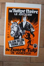 filmaffiche Alain Delon la tulipe noire filmposter, Rechthoekig Staand, Ophalen of Verzenden, Zo goed als nieuw, A1 t/m A3