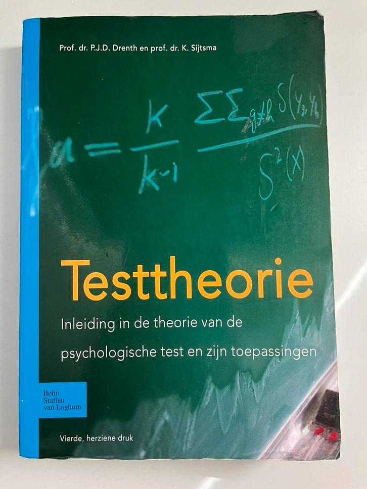 Testtheorie, 9789031347476, Boeken, Studieboeken en Cursussen, Zo goed als nieuw, WO, Beta, Ophalen of Verzenden
