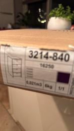 NIEUW IN DOOS zwart metaal paars laden kastje 4 lades, Nieuw, Ophalen of Verzenden, 3 of 4 laden, Minder dan 100 cm