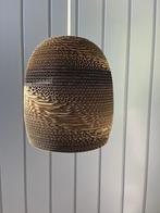 2 kartonnen lampenkappen (hanglamp), Huis en Inrichting, Lampen | Lampenkappen, Ophalen, Karton, Rond, Zo goed als nieuw